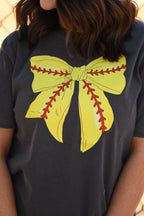 Softball Bow Tee